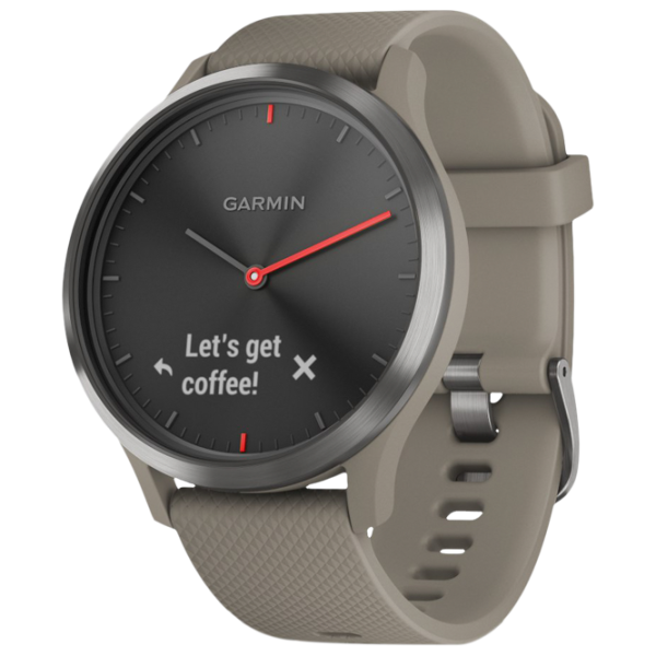 Умные часы Garmin Vívomove HR 0.38"/ 010-01850-03/ SandStone Черный photo 1