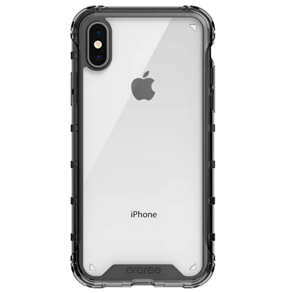 Чехол для смартфона Apple iPhone XS Max Araree/ Back/ TPU/ Прозрачный Черный photo 1 Чехол для смартфона Apple iPhone XS Max Araree/ Back/ TPU/ Прозрачный Черный photo 1