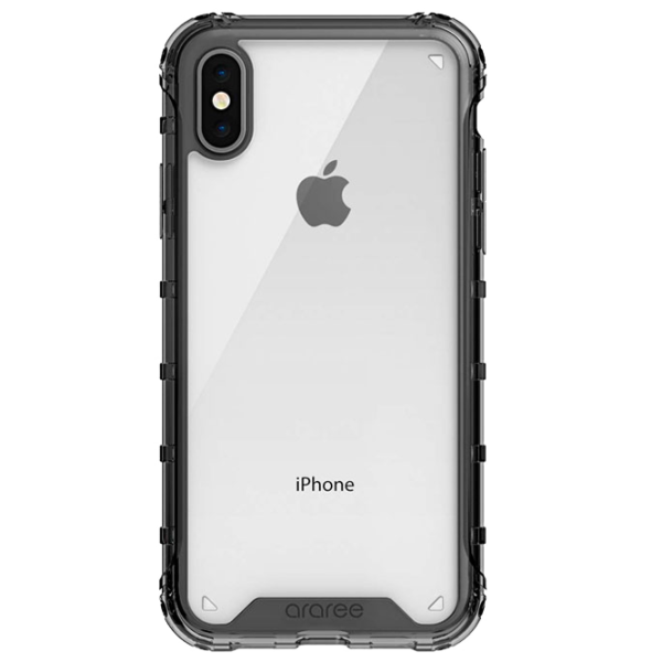 Чехол для смартфона Apple iPhone XS Max Araree/ Back/ TPU/ Прозрачный Черный photo 1 Чехол для смартфона Apple iPhone XS Max Araree/ Back/ TPU/ Прозрачный Черный photo 1