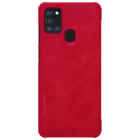 Husă pentru smartphone Samsung Galaxy A21s Nillkin/ Flip Cover/ Leather/ TPU/ Red