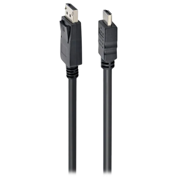 Кабель видео Cablexpert DisplayPort + HDMI 3 м / Черный photo 1