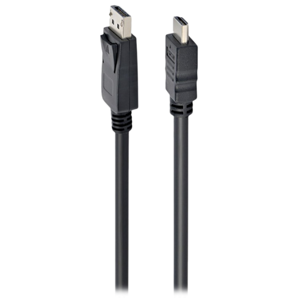 Кабель видео Cablexpert DisplayPort + HDMI 3 м / Черный photo 1