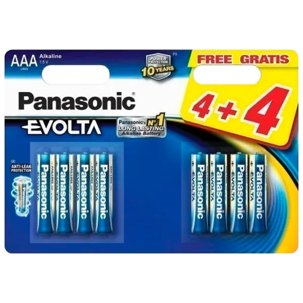 Baterie Panasonic Lithium AAA 1.5 V/ 8 buc. photo 1