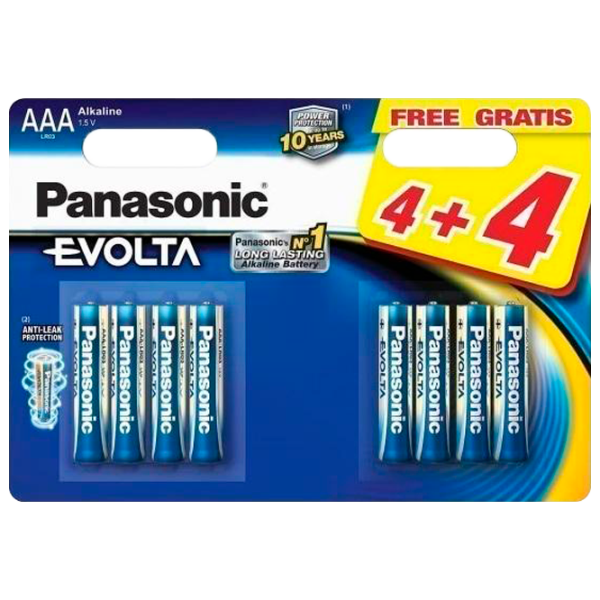 Baterie Panasonic Lithium AAA 1.5 V/ 8 buc. photo 1