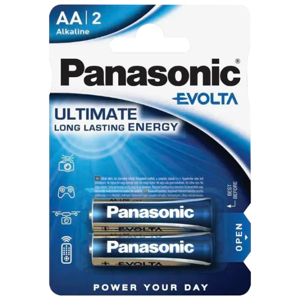 Baterie Panasonic Evolta Lithium AA 1.5 V/ 2 buc. photo 1