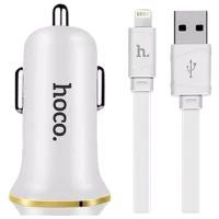 Автомобильное зарядное устройство Hoco Z1 2.1 А/ Белый
