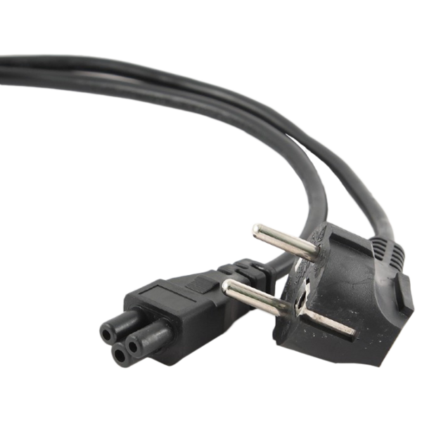 Cablu de alimentare Cablexpert Schuko + C5 1.8 m/ Black photo 1