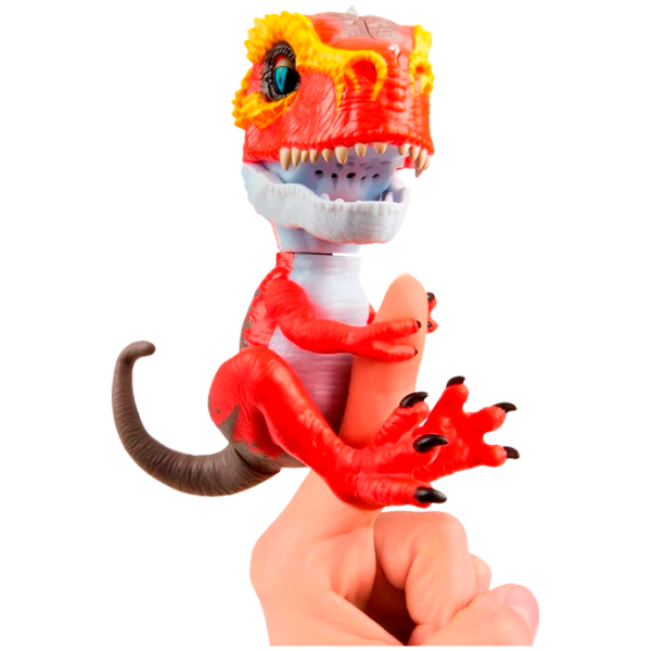 Jucărie interactivă WowWee Fingerlings Dinosaurs T-Rex 5+/ Red photo 1