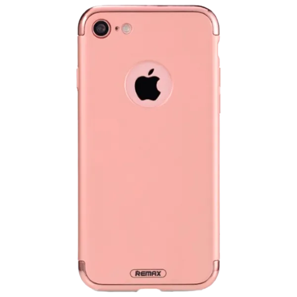 Husă pentru smartphone Apple iPhone 7/ 8/ SE2 Remax/ Back/ PC/ Gold Pink photo 1