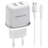 Сетевое зарядное устройство Borofone BA25A Черный