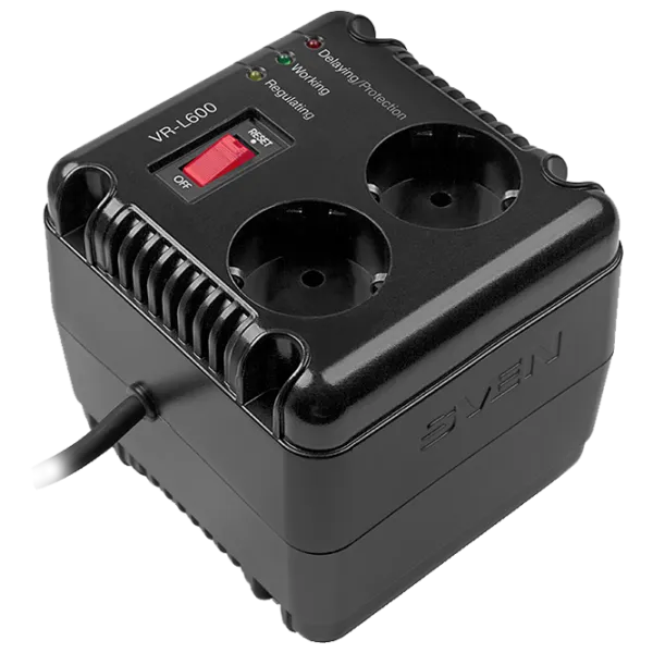Стабилизатор напряжения Sven VR-L 600 Черный photo 1