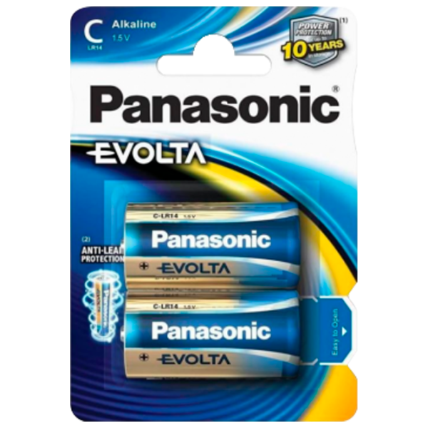 Батарейка Panasonic Lithium LR14EGE 1.5 В/ 2 шт. photo 1