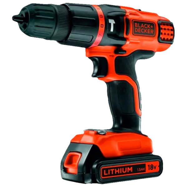 Mașina de înșurubat Black&Decker HP148F4LBK 350 rot/min photo 1