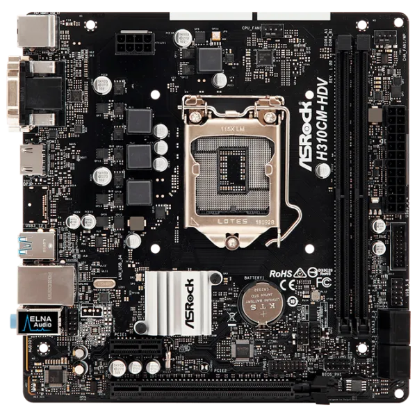 Материнская плата ASRock H310CM-HDV mATX/ H310 photo 1