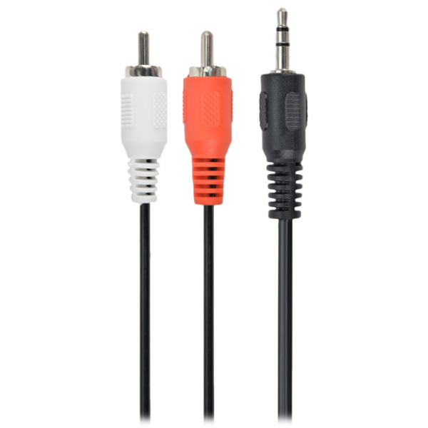 Cablu audio Gembird RCA + 3.5 mm 1.5 m/ Black photo 1