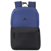Рюкзак RivaCase Aquamarine 15.6"/ Черный Cobalt Blue/ 24 л