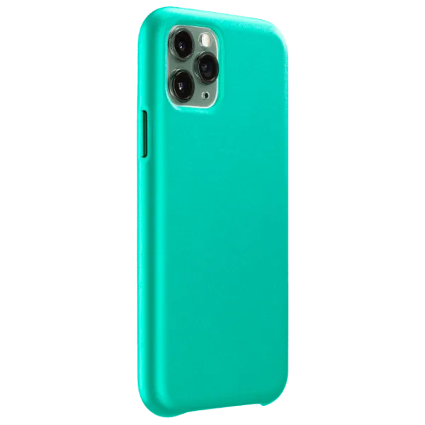 Husă pentru smartphone Apple iPhone 11 Pro Cellularline/ Back/ Leather/ TPU/ Green photo 1