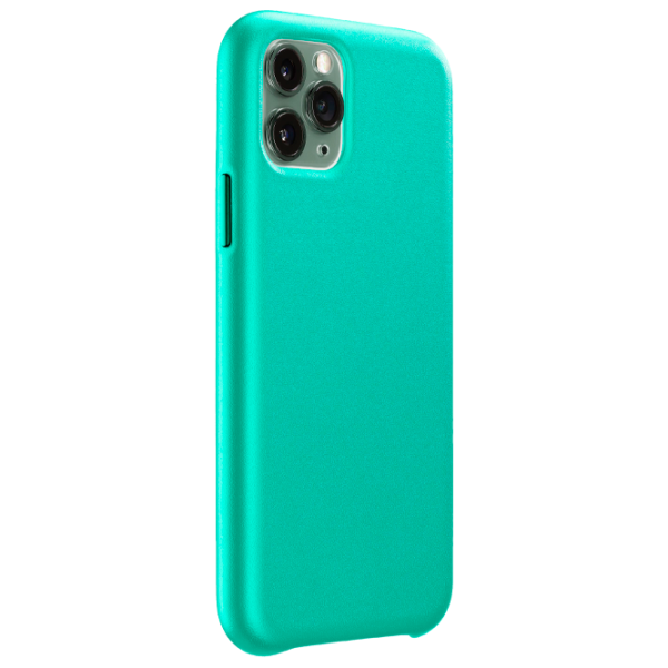 Husă pentru smartphone Apple iPhone 11 Pro Cellularline/ Back/ Leather/ TPU/ Green photo 1