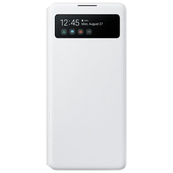 Чехол для смартфона Samsung Galaxy S10 Lite Samsung/ Flip Wallet/ PU/ Белый photo 1 Чехол для смартфона Samsung Galaxy S10 Lite Samsung/ Flip Wallet/ PU/ Белый photo 1