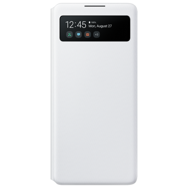 Чехол для смартфона Samsung Galaxy S10 Lite Samsung/ Flip Wallet/ PU/ Белый photo 1 Чехол для смартфона Samsung Galaxy S10 Lite Samsung/ Flip Wallet/ PU/ Белый photo 1