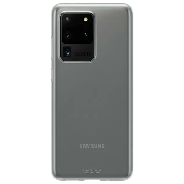 Husă pentru smartphone Samsung Galaxy S20 Ultra Original/ Back/ TPU/ Transparent photo 1