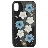 Чехол для смартфона Apple iPhone XR Luna Aristo/ Back/ Leather/ TPU/ Черный