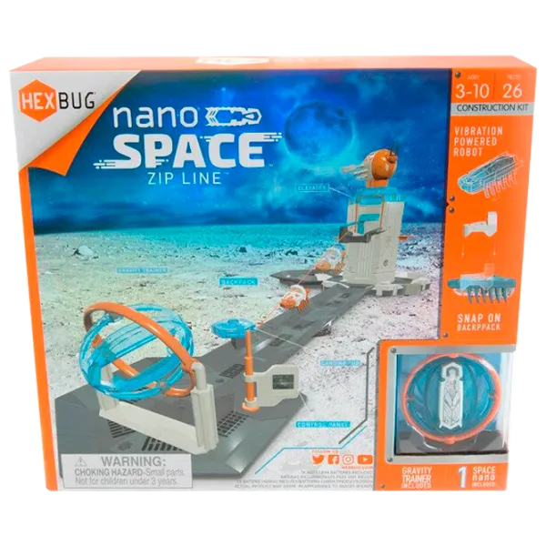 Конструктор Hexbug Zip Line Нанодром/ Разноцветный photo 1