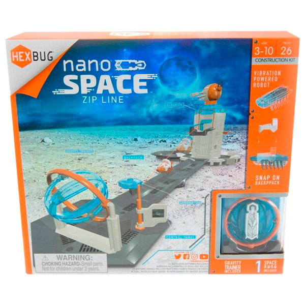 Конструктор Hexbug Zip Line Нанодром/ Разноцветный photo 1