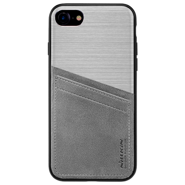 Чехол для смартфона Apple iPhone 7/ 8/ SE2 Nillkin/ Back/ TPU/ Leather/ Серебристый photo 1 Чехол для смартфона Apple iPhone 7/ 8/ SE2 Nillkin/ Back/ TPU/ Leather/ Серебристый photo 1