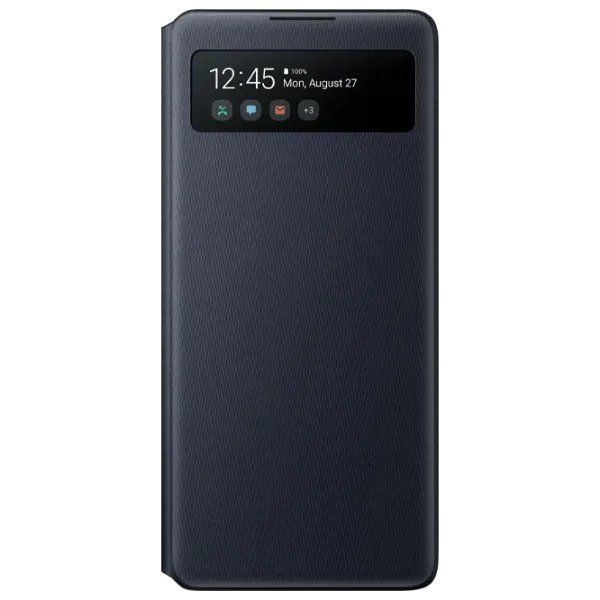 Чехол для смартфона Samsung Galaxy S10 Lite Samsung/ Flip Wallet/ PU/ Синий Черный photo 1