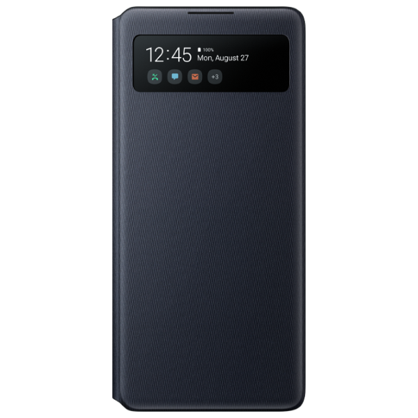 Чехол для смартфона Samsung Galaxy S10 Lite Samsung/ Flip Wallet/ PU/ Синий Черный photo 1