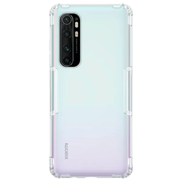 Husă pentru smartphone Xiaomi Mi Note 10 Lite Nillkin/ Back/ TPU/ Transparent White photo 1