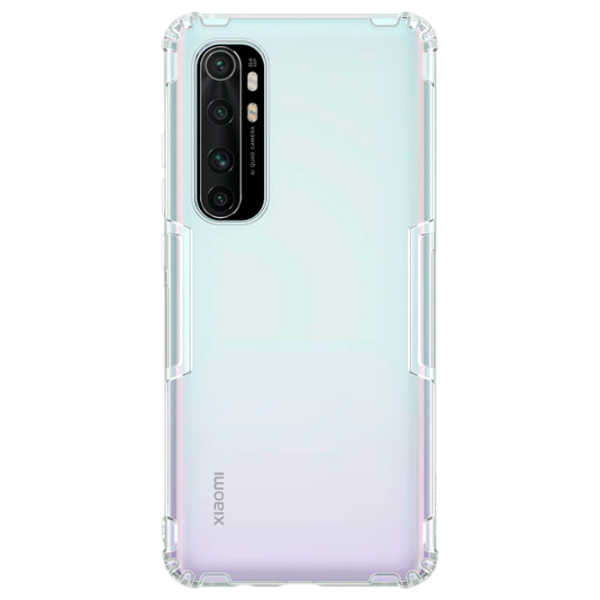 Husă pentru smartphone Xiaomi Mi Note 10 Lite Nillkin/ Back/ TPU/ Transparent White photo 1