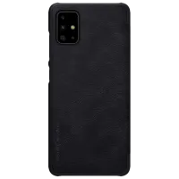 Husă pentru smartphone Samsung Galaxy A71 Nillkin/ Flip Cover/ Leather/ TPU/ Black