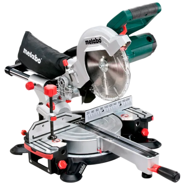 Fierăstrău pentru tăieri înclinate Metabo KGSV 216 M 216 mm/ Green photo 1