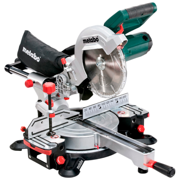 Fierăstrău pentru tăieri înclinate Metabo KGSV 216 M 216 mm/ Green photo 1