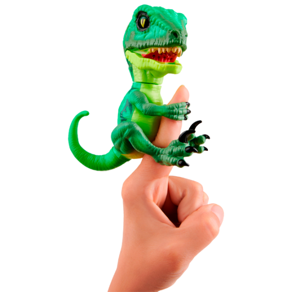 Интерактивная игрушка WowWee Fingerlings Dinosaurs T-Rex 5+/ Зелёный photo 1