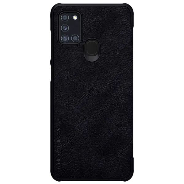 Чехол для смартфона Samsung Galaxy A21s Nillkin/ Flip Cover/ Leather/ TPU/ Черный photo 1 Чехол для смартфона Samsung Galaxy A21s Nillkin/ Flip Cover/ Leather/ TPU/ Черный photo 1