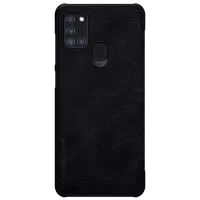 Чехол для смартфона Samsung Galaxy A21s Nillkin/ Flip Cover/ Leather/ TPU/ Черный