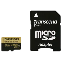 Memory Card Transcend TS64GUSDU3 64 ГБ MicroSD Card/ Class10