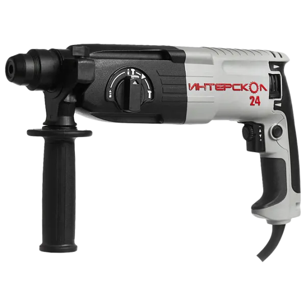 Ciocan rotopercutor Interskol П-24/ 650ЭР 650 W/ Gray photo 1