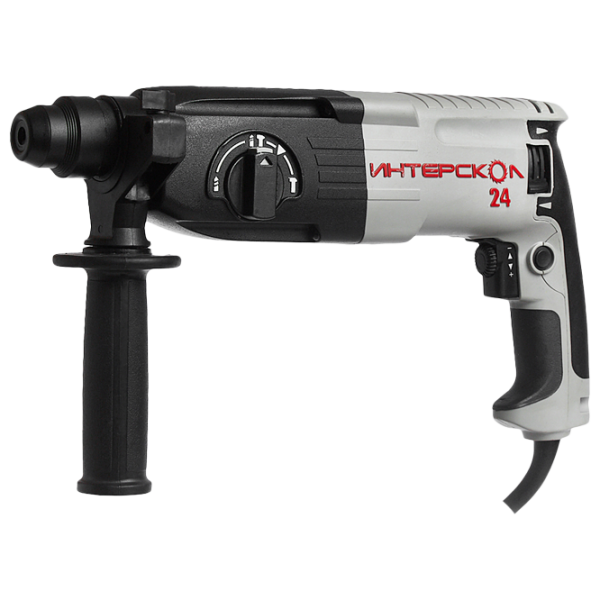 Ciocan rotopercutor Interskol П-24/ 650ЭР 650 W/ Gray photo 1