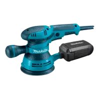 Шлифовальная машина Makita BO5041 Эксцентриковая/ Синий