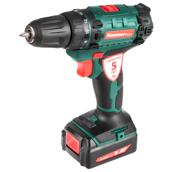 Дрель-шуруповерт Hammer Flex ACD120Li 350 об/мин photo 1