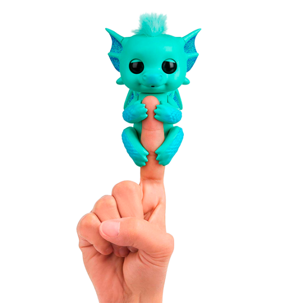 Jucărie WowWee Fingerlings Glitter Dragon 5+/ Blue Green photo 1