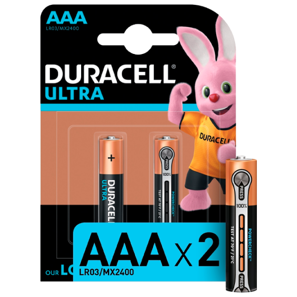 Baterie Duracell Ultra MX2400 Lithium AAA 1.5 V/ 2 buc. photo 1