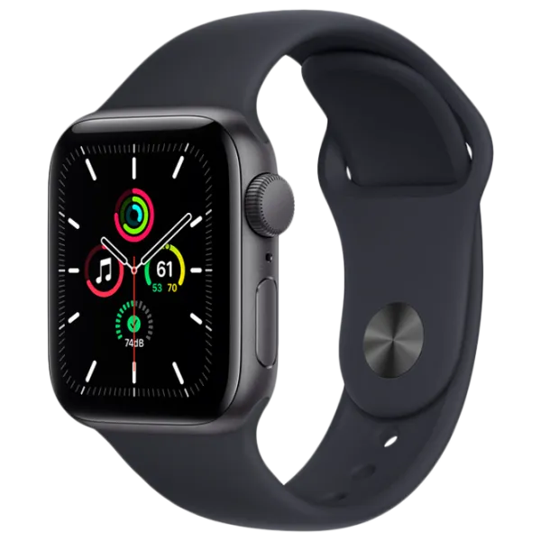 Умные часы Apple Watch SE MKQ13/ Space Gray Серый photo 1 Умные часы Apple Watch SE MKQ13/ Space Gray Серый photo 1