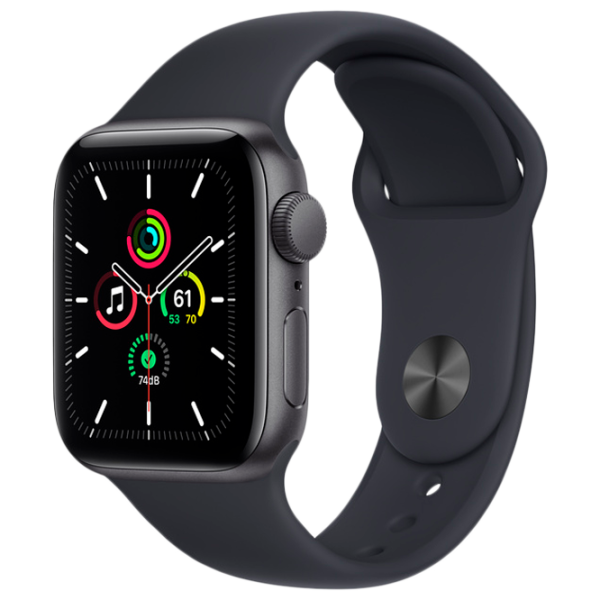 Умные часы Apple Watch SE MKQ13/ Space Gray Серый photo 1 Умные часы Apple Watch SE MKQ13/ Space Gray Серый photo 1