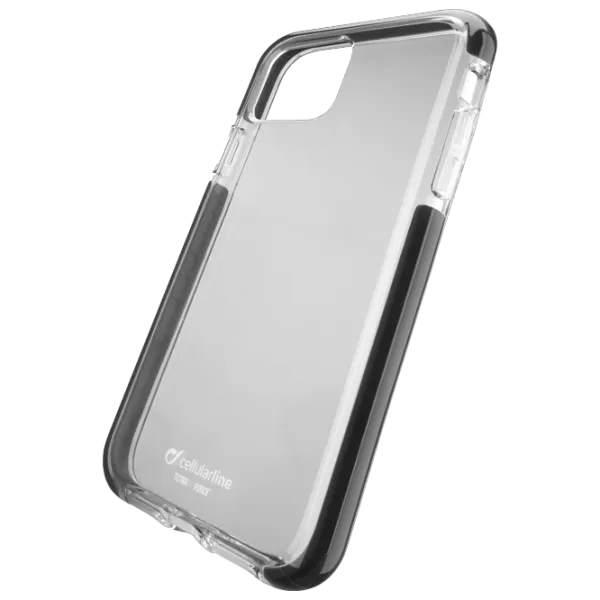 Husă pentru smartphone Apple iPhone 11 Pro Cellularline/ Back/ Soft Impact-Resistant/ Black Transparent photo 1
