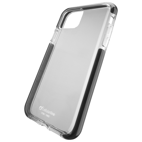 Husă pentru smartphone Apple iPhone 11 Pro Cellularline/ Back/ Soft Impact-Resistant/ Black Transparent photo 1
